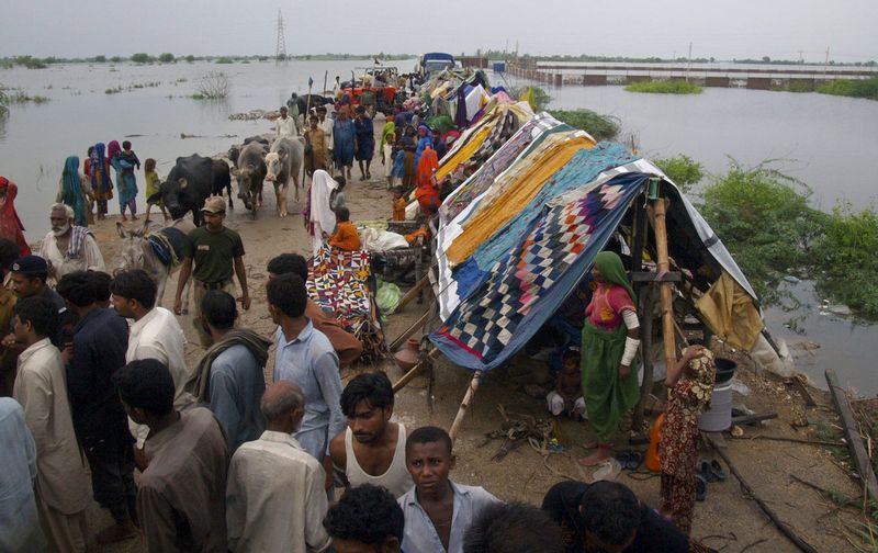 flood39 Последствия наводнений в Индии и Пакистане