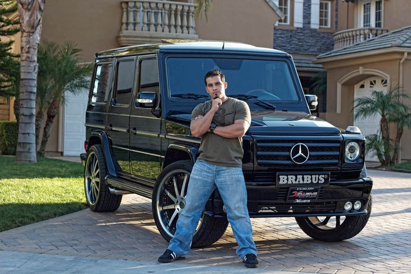 За рулем Mercedes g63