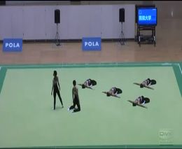 Японская синхронная гимнастика 