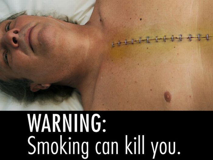 Страшные картинки на пачках сигарет (36 фото)