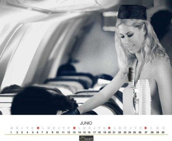 Уволенные мексиканские стюардессы выпустили эротический календарь (12 фото)
