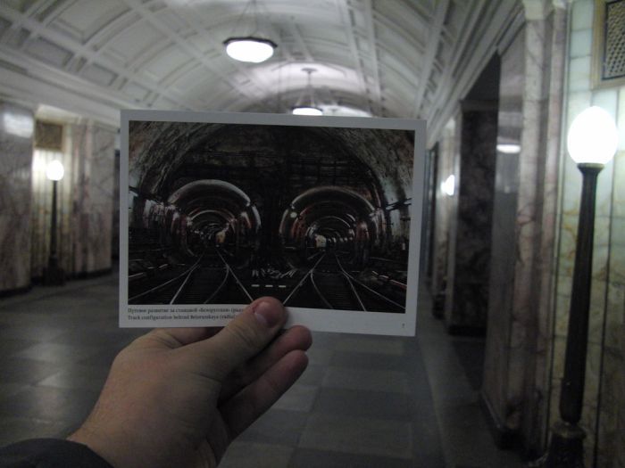 Московское метро на фото и в жизни (21 фото)
