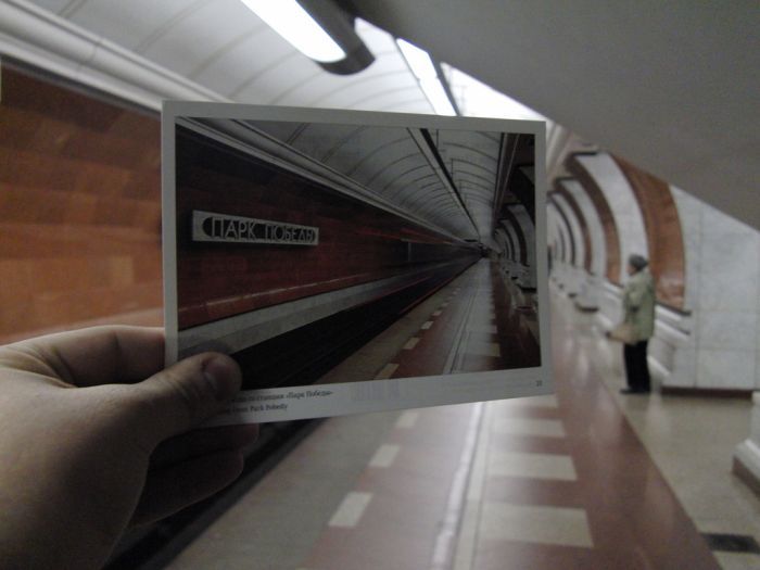 Московское метро на фото и в жизни (21 фото)