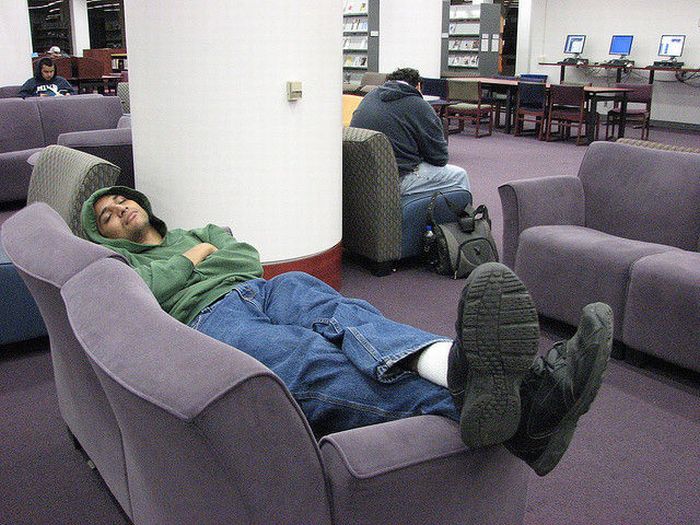 Библиотека погруженная в сон (45 фото)
