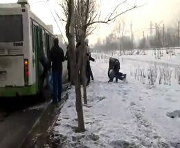 Забавный автобус в Красноярске