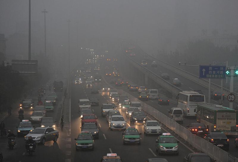 pollution025 Загрязнение окружающей среды в Китае