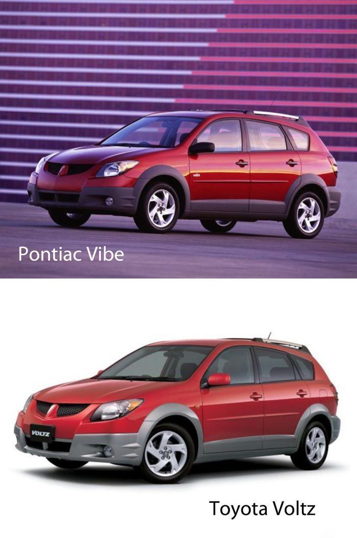 Машина клон. Toyota Voltz Pontiac Vibe. Похожие машины. Похожие машины разных марок. Марки автомобилей.