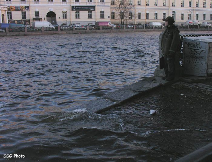 Фото санкт петербурга наводнение